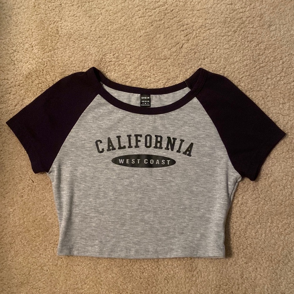 California cropped tshirt